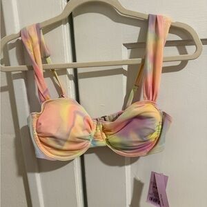 Wild Fable Pastel Tie-Dye Bikini Set